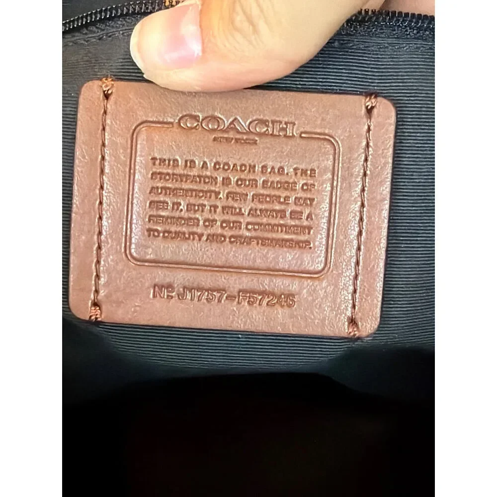 Coach Tote – Black Multi – Excellent Condition - Picture 3 of 4